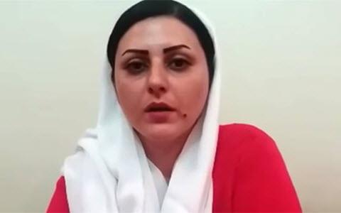 ifmat - Female political prisoner protesting in Iran