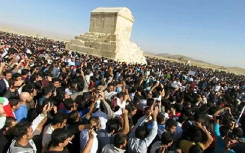 ifmat - Iran regime panic and fear from the ceremony of cyrus the great