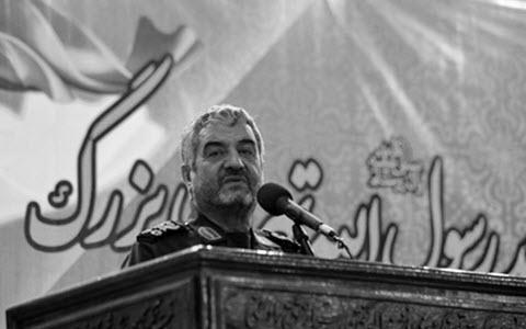 ifmat - Iran regime IRGC commander praises terrorist proxy group Basij