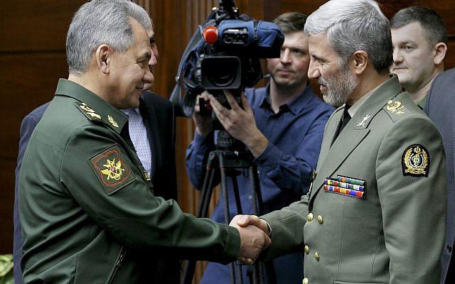 ifmat - Russian defense minister hails teamwork with Iran in Syria