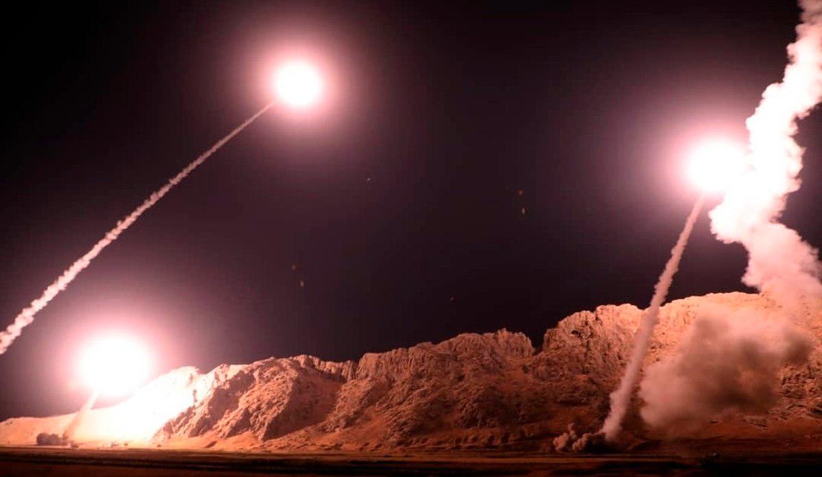 ifmat - Coalition troops were at risk from Iranian ballistic missiles fired in Syria