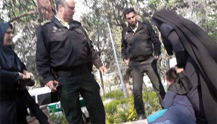 ifmat - Iranian regime morality police physically attacks women