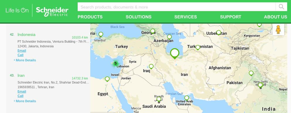 ifmat - schneider electric in Iran