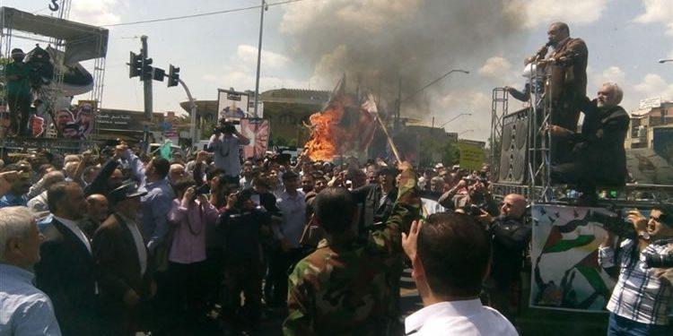 ifmat - Hate spreading display of the Iranian Regime on the Quds Day