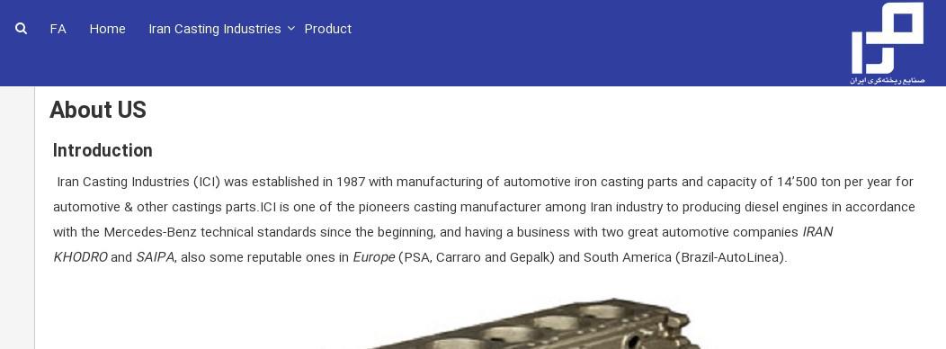 ifmat - Iran casting Industries About Us