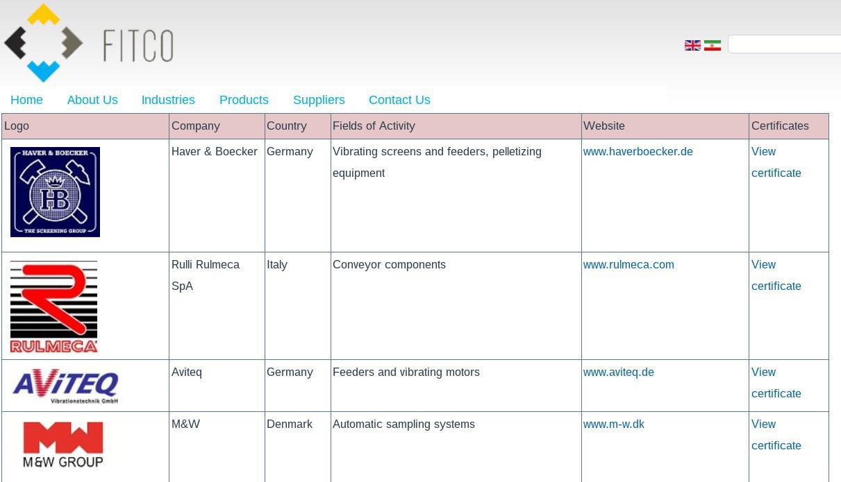 ifmat - FITCO suppliers1