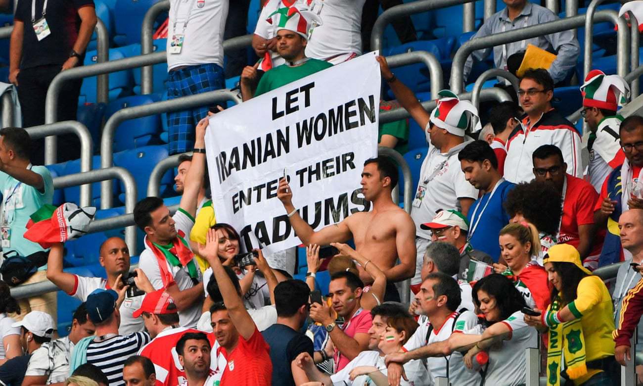 ifmat - Maryam Shojaei helps female football fans carry fight for admission