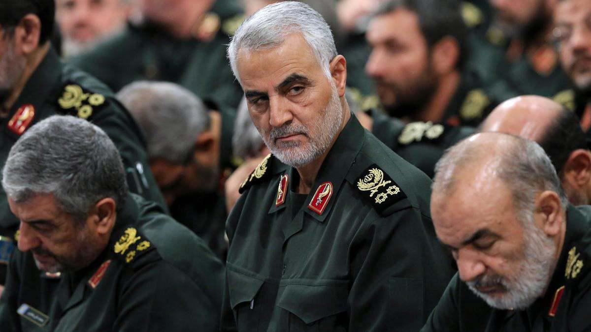 ifmat - Qassem Soleimani met Iraqi security officials in Iraq