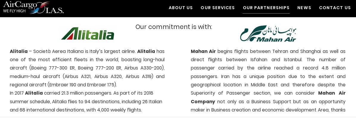ifmat - AirCargo IAS Mahan Air
