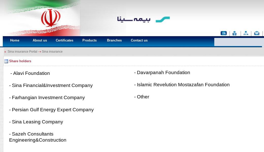 ifmat - Sina insuranceShareholders