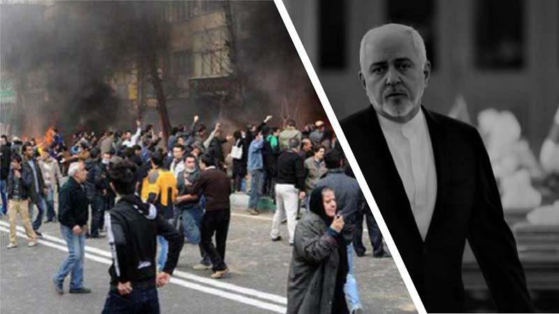 ifmat - Zarifs trip to Italy cancelled as Iran protest continue
