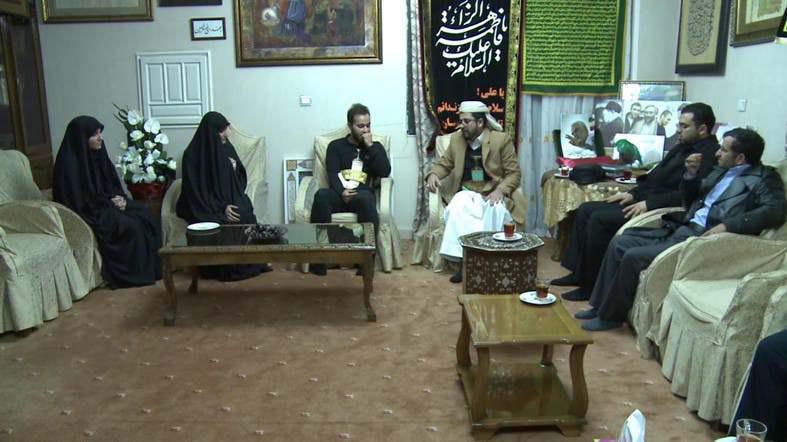 ifmat - Houthi ambassador to Iran visits Soleimani family