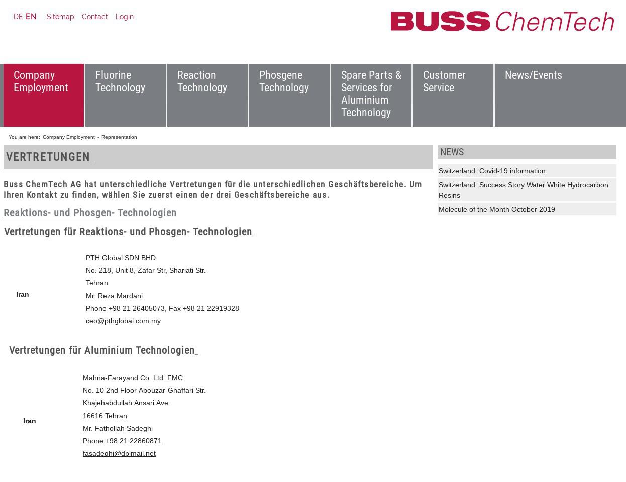 ifmat - BUSS ChemTech Iran
