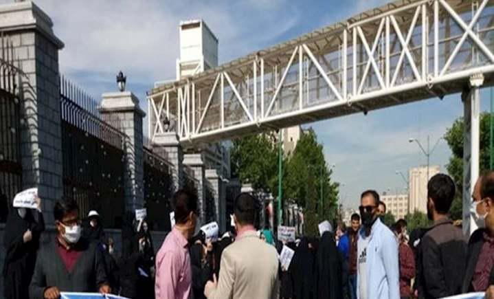 Four protests in Iran on monday