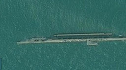 ifmat - Iran accidentally sinks fake aircraft carrier in wrong Place