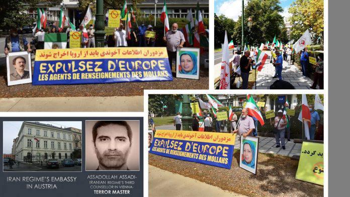 ifmat - MEK and NCRI Supporters Rally in Belgium Condemning Iran Regime Terrorism
