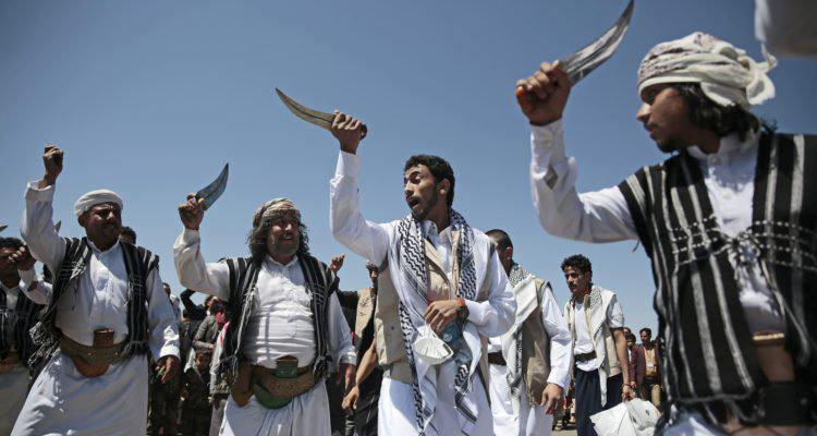 ifmat - Death to Israel - shouts Iranian proxy in Yemen during prisoner swap
