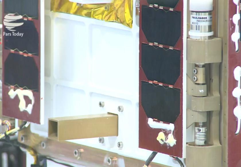 ifmat - German equipment in fully Iranian made Nahid 1 satellite