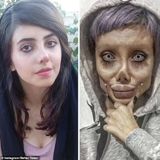 ifmat - Iranian Angelina Jolie Sahar Tabar sentenced to 10 years in prison over her social media activities