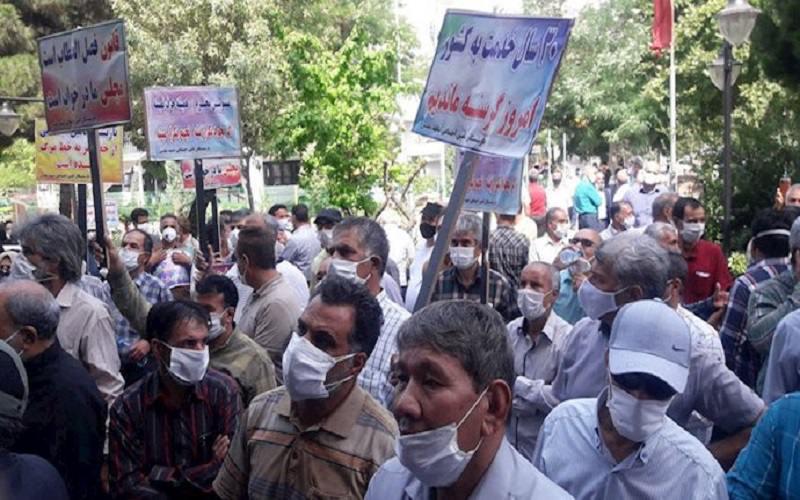 ifmat - Pensioner protests hint at bigger Iran protests