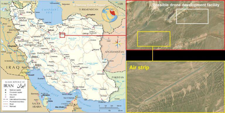 ifmat - Iran drone fleet seen from space