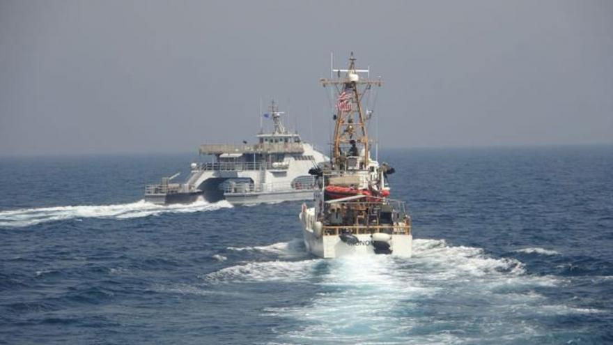ifmat - US says Iran Navy harassed Coast Guard in Persian Gulf earlier this month