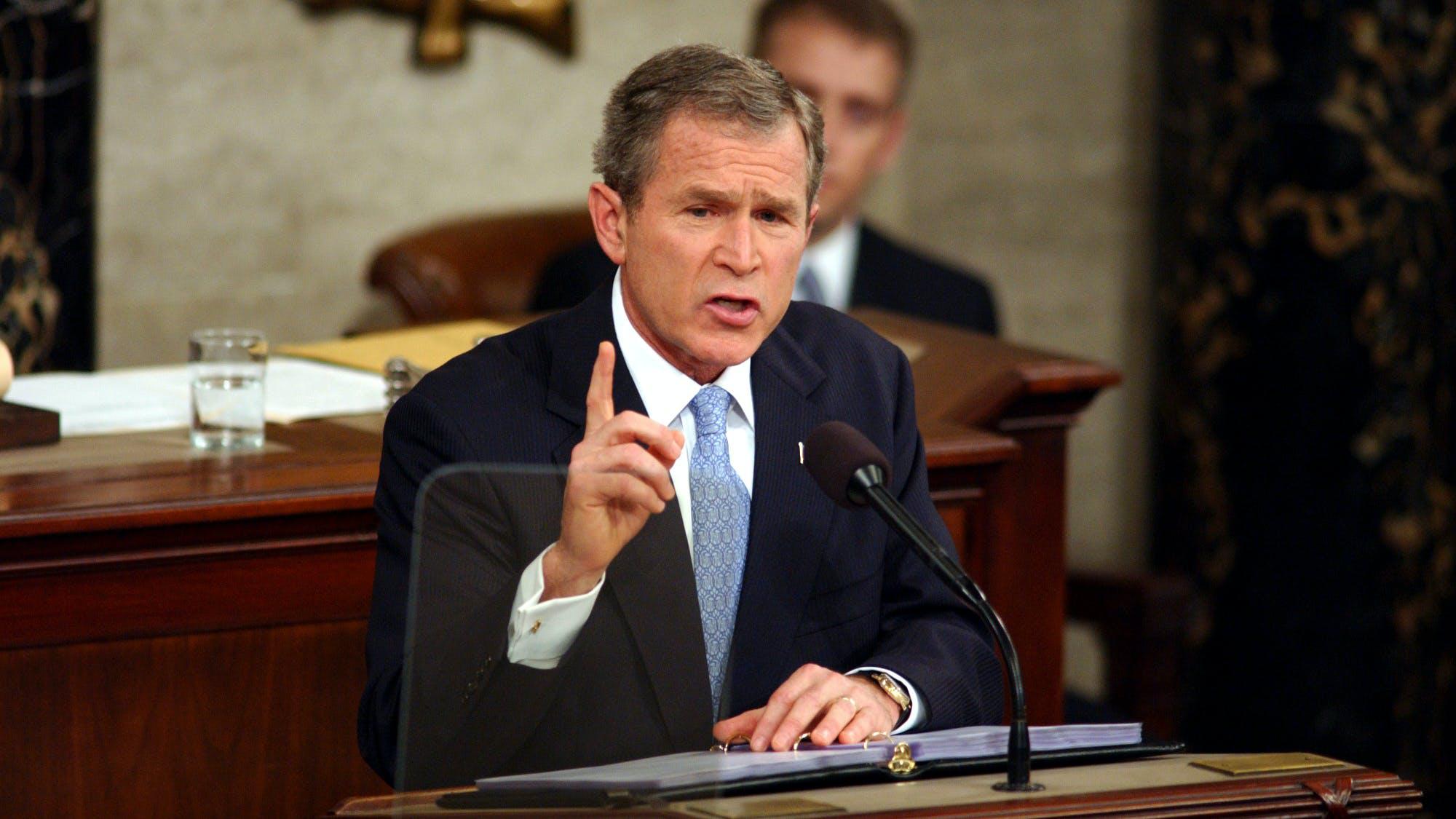 ifmat - Bush calls Iran dangerous for the stability of the Middle East and the world