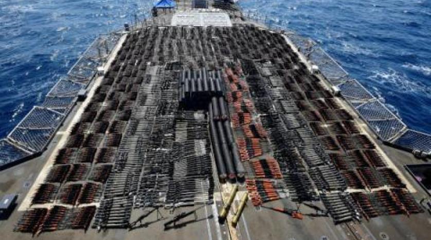 ifmat - US Navy seizes weapons sent by Iran to Houthis