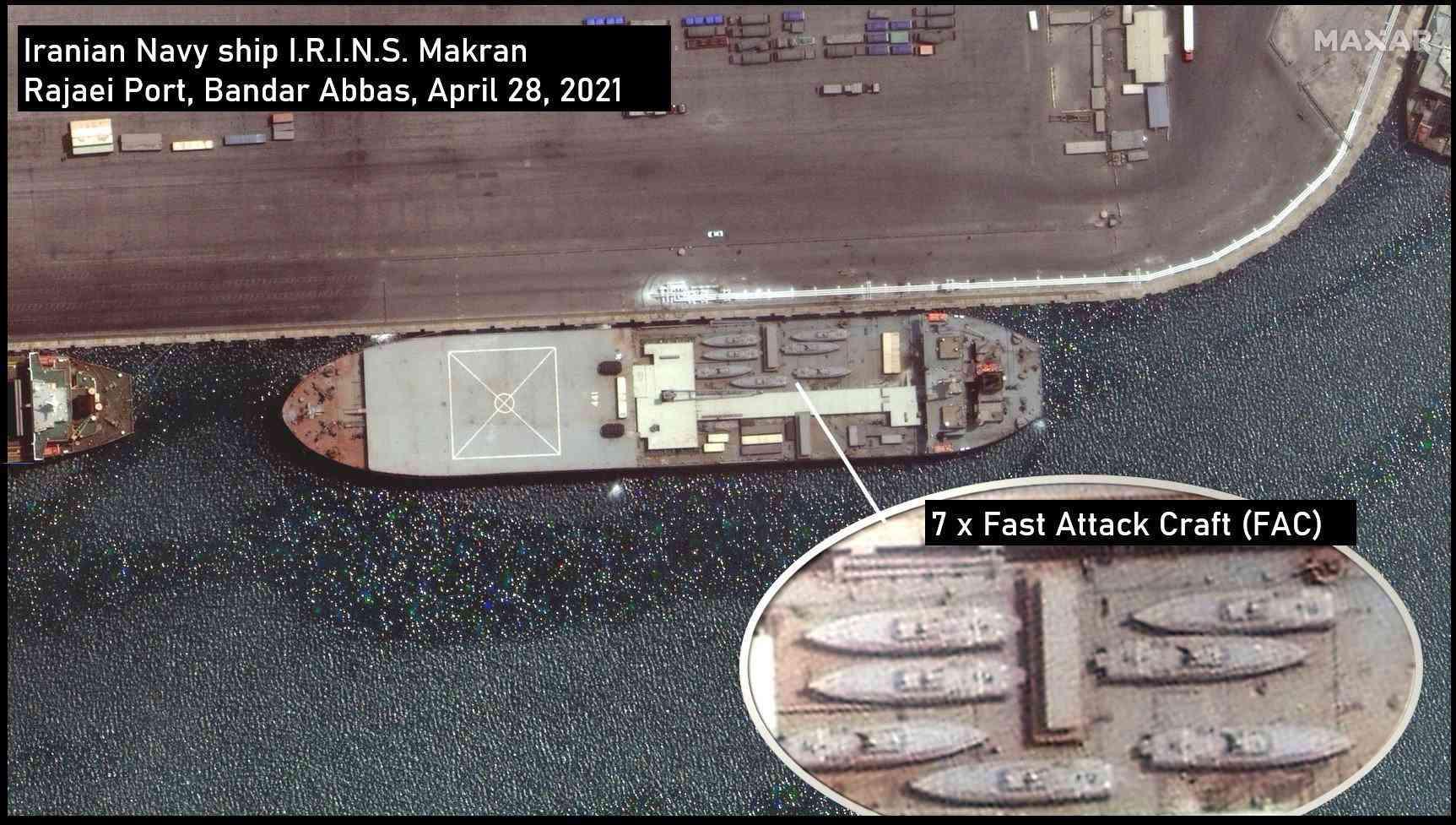 ifmat - Iranian warship thought to be headed to Venezuela left port with 7 high-speed missile boats aboard