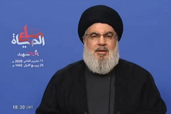 ifmat - Nasrallah says group is ready to go to Iran to seek fuel