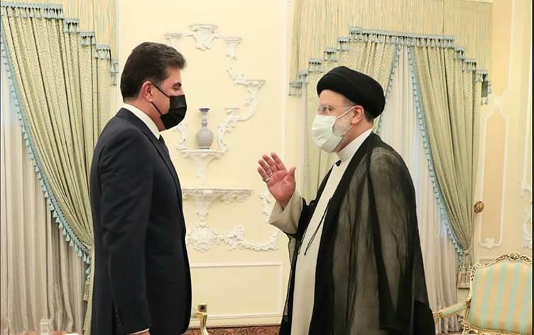 ifmat - President Barzani meets Iran Raisi