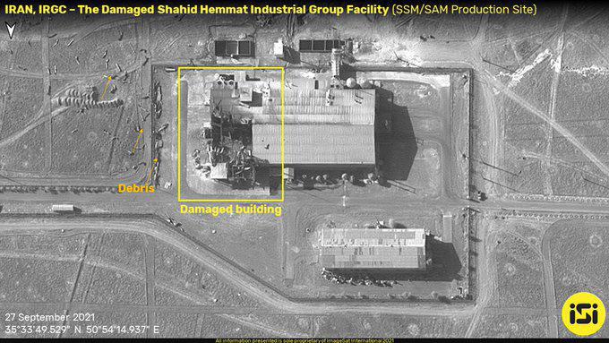 ifmat - Fire in Iran occurred at secret IRGC missile base