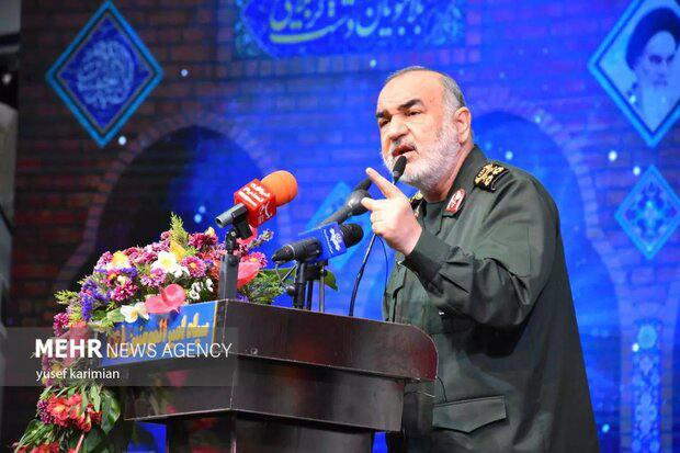 ifmat - Major General Hossein Salami Iranian nation success in defeating foreign plots