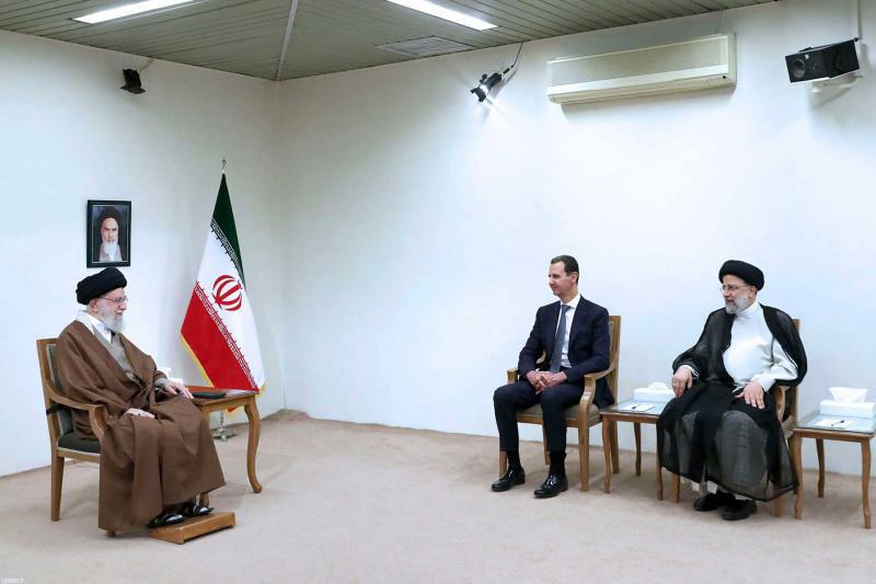 ifmat - Syrian president meets Iranian leader in Tehran