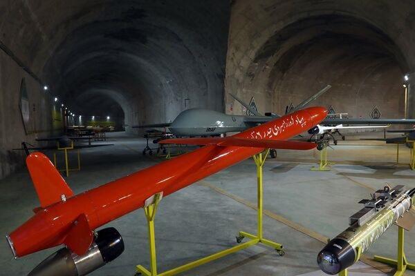 ifmat - Iran unveils cruise missile in underground drone base