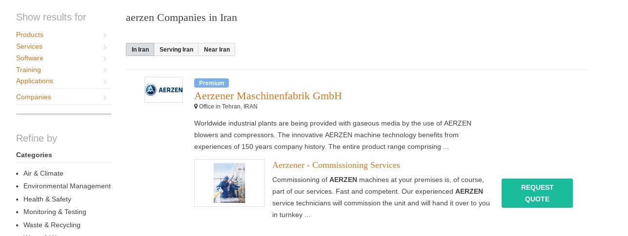 ifmat - Aerzener Maschinenfabrik from Germany is working with Iranian OFAC-designated entities 1