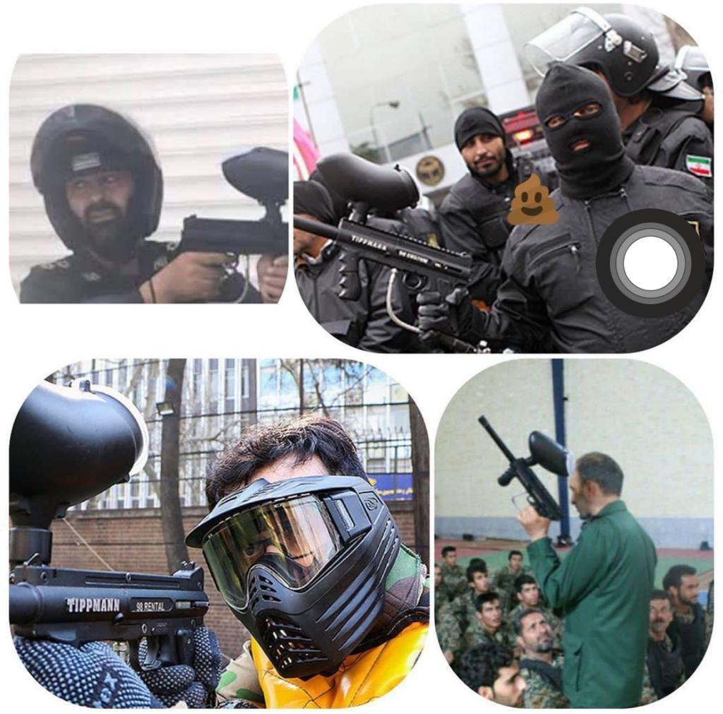 ifmat - US company Tippmann sell paintball guns to the Iranian regime used to repress protesters