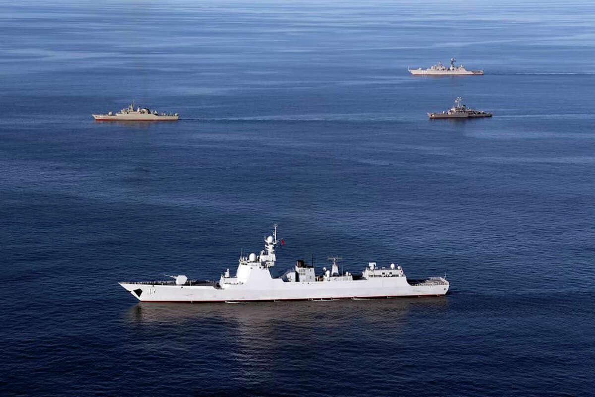 ifmat - China Russia Iran hold joint naval drills in Gulf of Oman